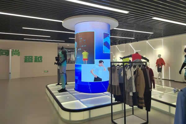 佛山市某品牌體驗(yàn)店 - 弧形、圓柱LED顯示屏